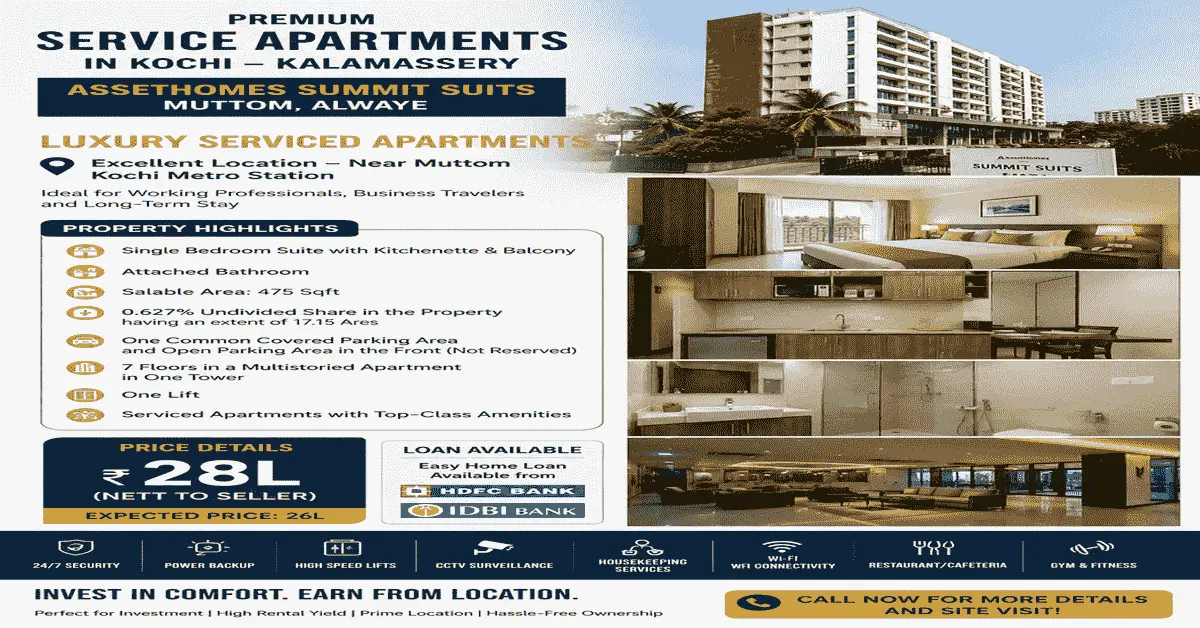 Service Apartments in Kochi Kalamassery